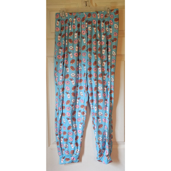Main and Local Donut and Coffee Pajama Lounge Joggers Size S/P - Picture 1 of 7